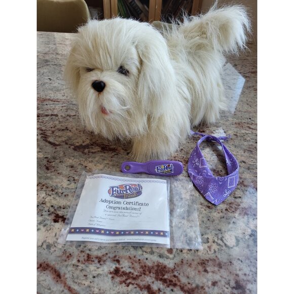 Furreal Vintage 2003 friends gogo maltese my walkin' pup interactive puppy dog - Picture 1 of 14